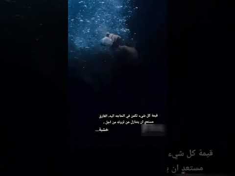 قيمة كل شيء تمكن في الحاجه اليه الغارق مستعد ان يتنازل عن ثروته من اجل خشبة