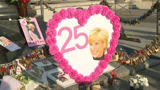 25e anniversaire de la mort de Diana: à Paris, le mémorial du Pont de l'Alma décoré | AFP Images