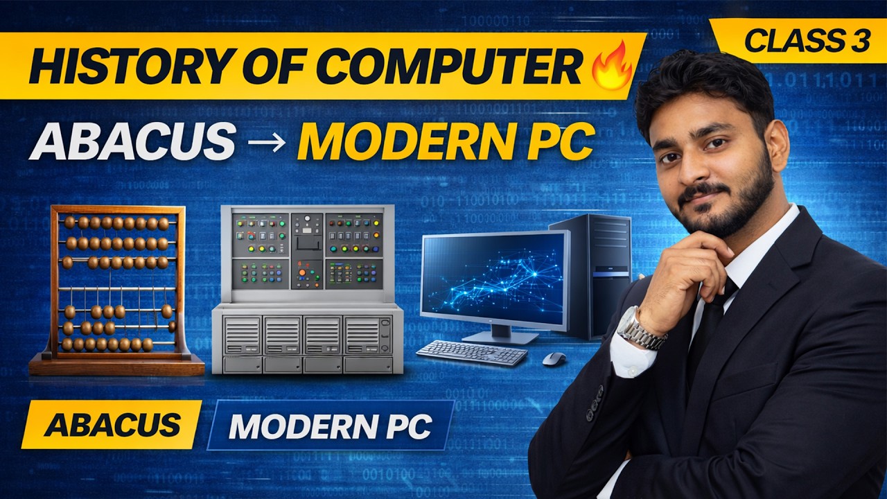 History of Computer | Computer Fundamentals | By Asad Sir | Hindi - YouTube