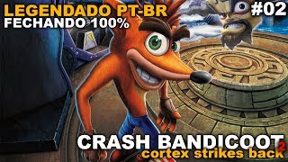 Crash Bandicoot 2 PSX - FASES 6-10 + BOSS & SEGREDOS | Legendado PT-BR