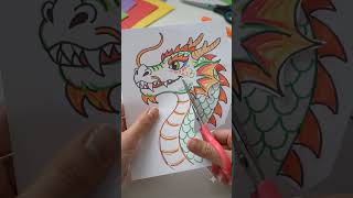 How to Make a Paper Dragon: Easy Origami ASMR! 🐉✨ #asmr #PaperDragon #Origami