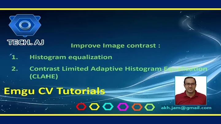 EmguCV # 50: Improve Image contrast using histogram equalization and CLAHE