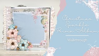 Christmas Sparkle Prima Large Mini Album Walkthrough