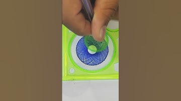 How many rotations did the pen make in total? #spirograph #art #shorts