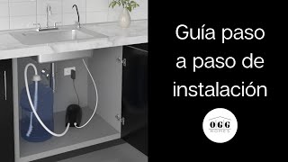 Instalación dispensador automático de agua con llave de tarja OGG HOMES