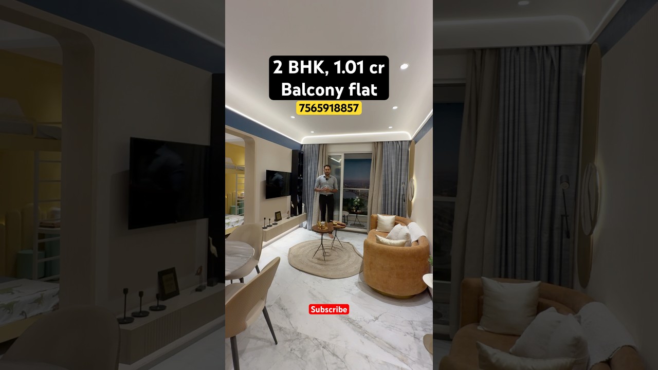 2 BHK, 1.01 cr all inclusive || Balcony flat || Dosti West County, Balkum || Thane West 