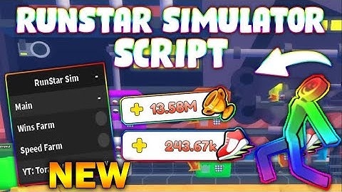 *UPDATED* RunStar Simulator Script (PASTEBIN 2023) (WINS FARM, AUTOFARM, SPEED FARM)