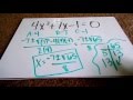 Quadratic Formula Quiz