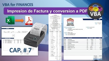 POS Impresion de Factura y PDF con VBA Excel Cap 7