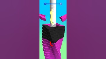 Stack Pop Game | 🎮 | #shorts #stackpop3d #stackball #stackfall #gaming #games #gameplay