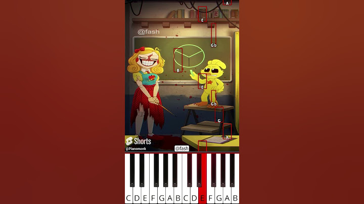 Line Maze Challenge #2 (@fash) Poppy Playtime 3 Animation - Octave Piano Tutorial
