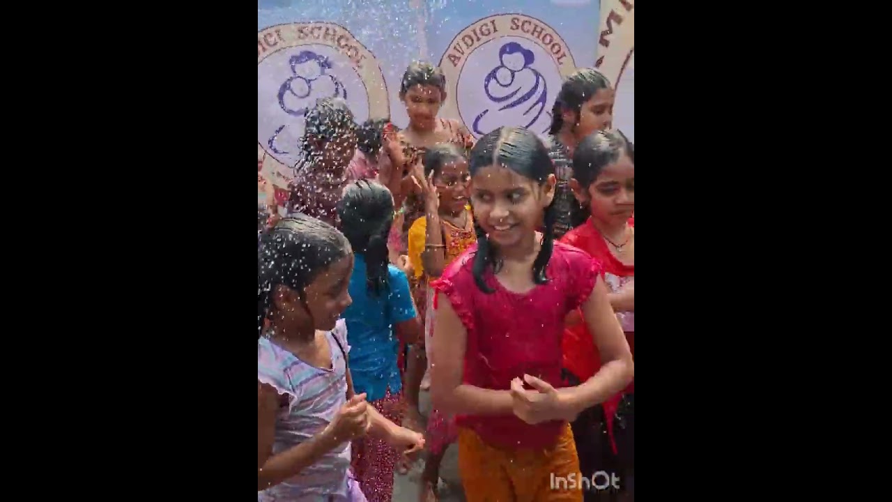 AV DIGI SCHOOL GRADE I II III IV V AND VI GIRLS RAIN DANCE ACTIVITY.