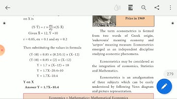 XII ECONOMICS ,CHAPTER .12 .INTRODUCTION TO STATISTICAL METHOD AND ECONOMETRICS