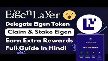 How to Restake & Delegate Your $EIGEN Tokens For  upcoming Airdrops.🔥🔥