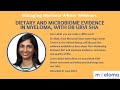 Dr urvi shah  dietary and microbiome evidence in myeloma