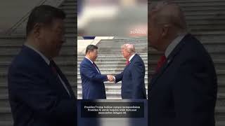 Bertemu Presiden Xi Jinping, Gestur Presiden Trump Jadi Berbeda?