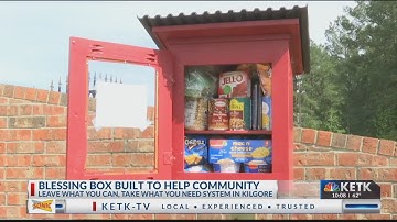 Blessing Box: Kilgore church starts program to help feed community