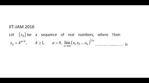 IIT-JAM 2016 Question No- 42 solution