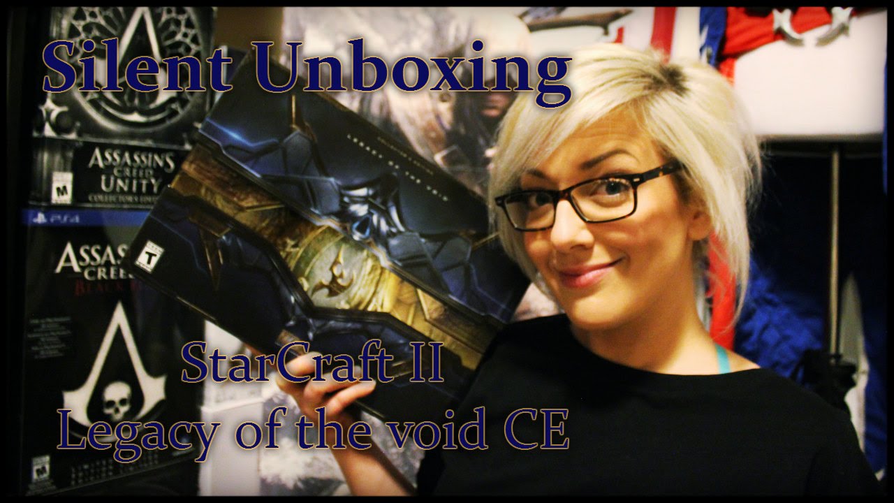Silent Unboxing | StarCraft II | Legacy of the Void CE | ASMR