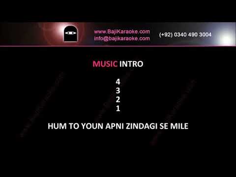 Hum to yun apni zindagi se mille karaoke with lyrics jagjit