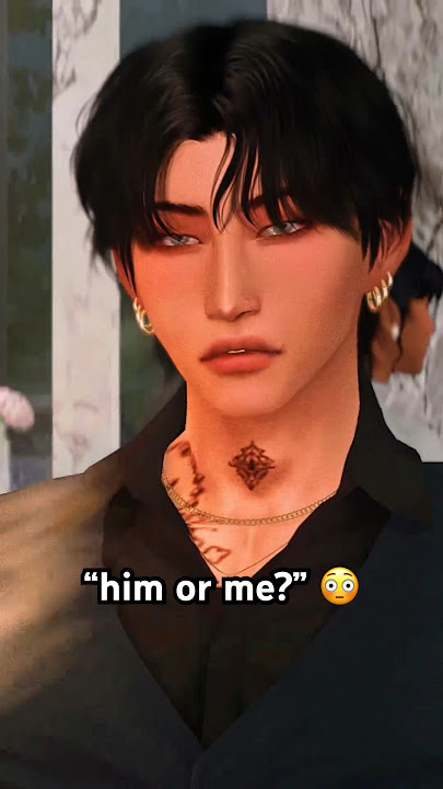 they both have their eyes on her… 🫣#sims4lovestory #doro