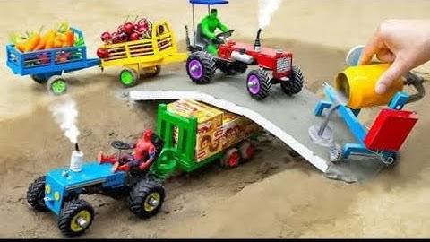 Mini tractor #mahindra #tractor #automobile #farming #mahindratractors #kidsvideo #kidssongs #viral