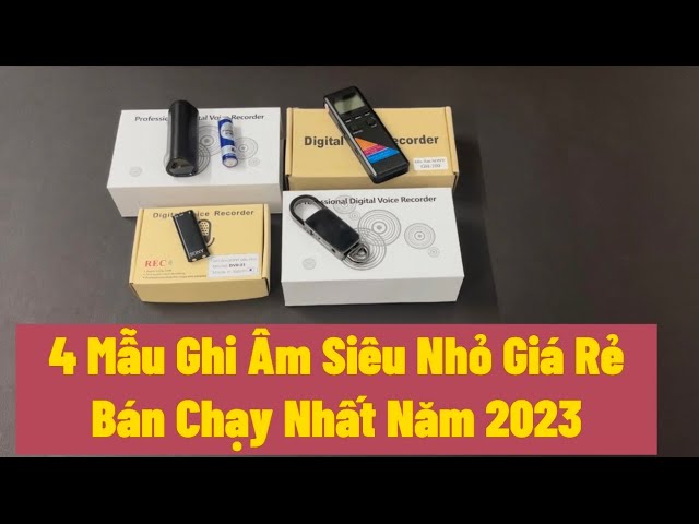 4 Sản Phẩm Máy Ghi Âm Siêu Nhỏ Giá Rẻ Bán Chạy Năm 2023 , Máy Ghi Âm Mini Theo Dõi Tiện Lợi