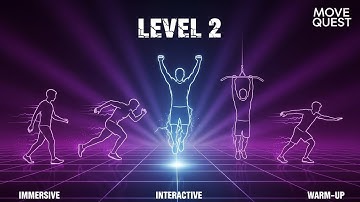 Immersive Interactive Warm-Up | LEVEL 2 ⚡ Walk → Fast Run → Jump → Pull-Ups → Push Left & Right