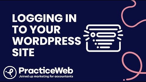 Logging into your website