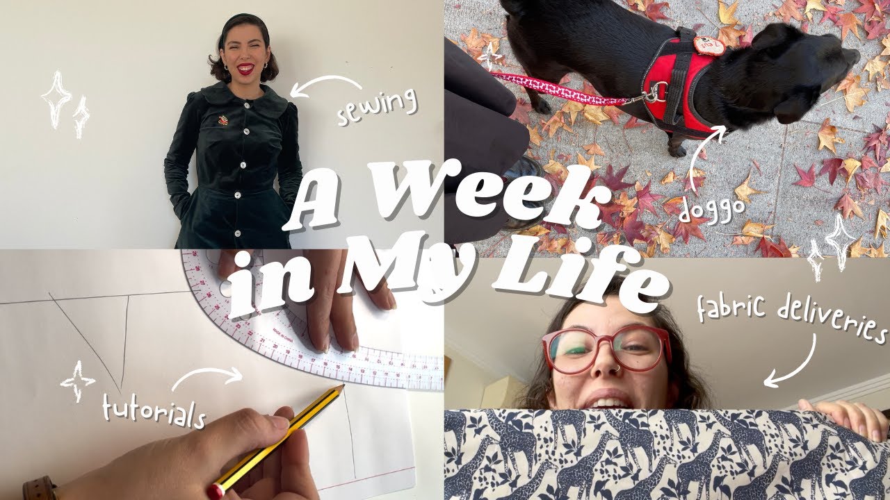 Week In The Life Of A SEWING Content Creator!