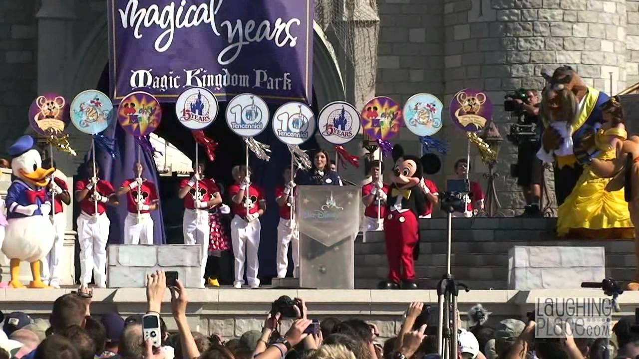 Церемония в честь 40-летия Walt Disney World