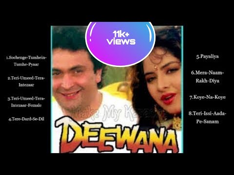 Deewana(1992) movie's all Mp3 song collection/Best of Kumar sanu/jukebox #kumarsanujimelody