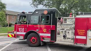 Chicago Fire Department- Engine 108 Responding