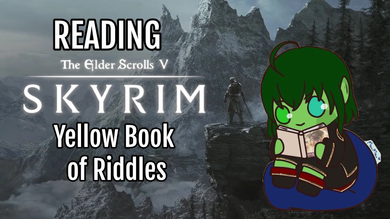 Yellow Book of Riddles - Reading Skyrim - YouTube