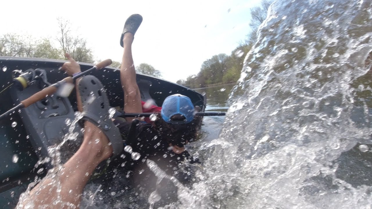 Multispecies River Fishing Adventure (We FLIPPED The Canoe...TWICE!!!)