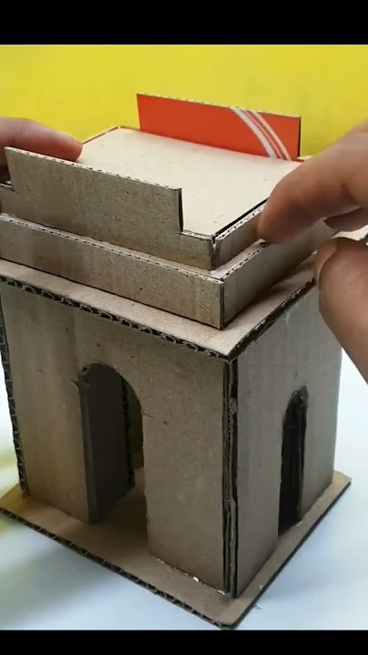 India Gate Cardboard Model | #shorts #cardboardcraft