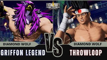 FF:CotW 🐺 GRIFFON LEGEND (Tizoc) vs THROWLOOP (Joe Higashi)⭐Replay Match - FATAL FURY: CotW - 10/25