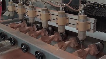 đục chân ghế tân cổ điển bằng máy cnc đông phương