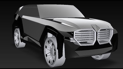 BMW XM - Car Modeling  - Autodesk Alias Autostudio - Part 4