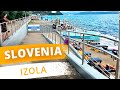 Прогулка по морскому городу Изола / Осмотр пляжа для инвалидов / Slovenia