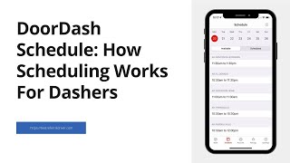DoorDash Schedule: How Scheduling Works For Dashers