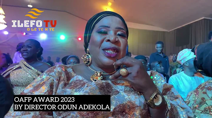 HEAR ACTRESS MADAM SAJE WORD OF GRATITUDE TO ODUN ADEKOLA FOR SURPRISING HER WITH OAFP AWARD 2023