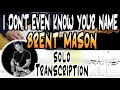 Brent mason  i dont even know your name  solos transcription  tabs  lessontutorial