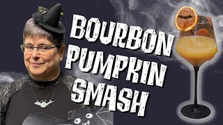 Bourbon Pumpkin Smash with Homemade Sauce (Mocktail Option!)