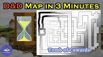 D&D Maps With GIMP | Tomb of Cowards Time Lapse