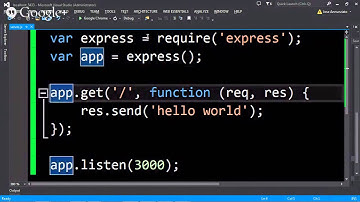Create simple ExpressJS Hello World server