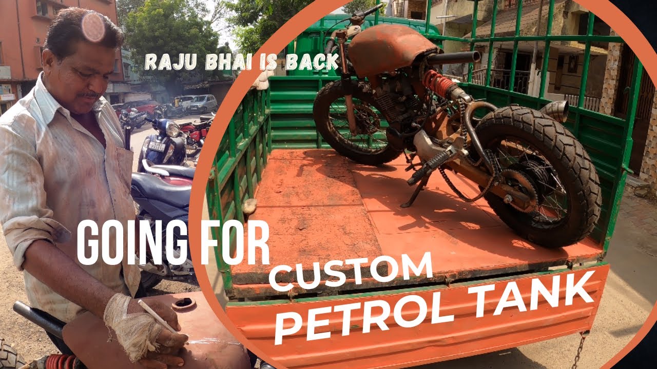 Making Custom Petrol tank 🔥🔥🔥|| CAFERACER BUILD || #modification - YouTube