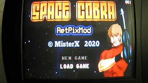 Space Cobra Retpixmod Game @ BlackPrism DeskTop Game Console (TMS320C6745 DSP + S1D13746 Video)