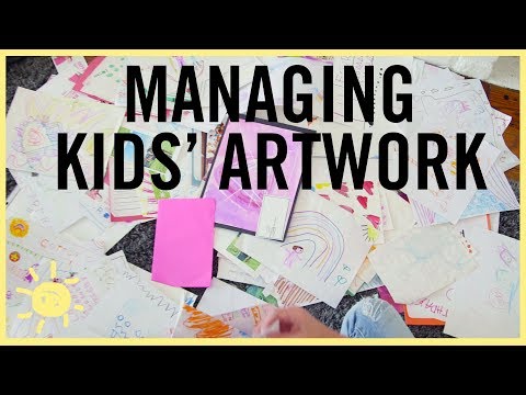 Video: How To Arrange A Child's Drawing