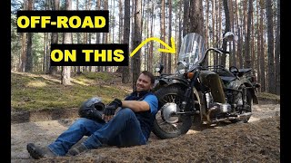 Ural(Dnepr) 2WD off-road test ride and review.